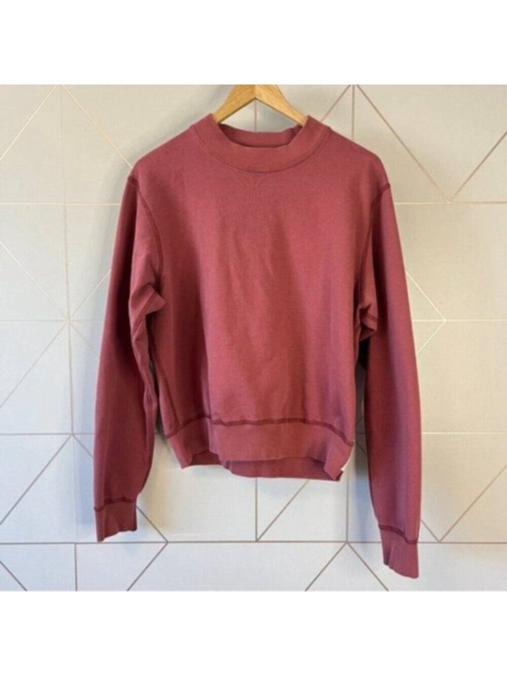 Reigning Champ Lightweight Terry Cropped Crewneck Sweatshirt - Picture 2 of 8